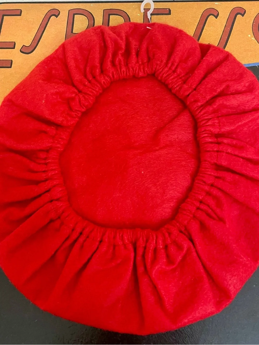 4 Felt French Berets Costume Set in Blue Red Yellow Green NWT